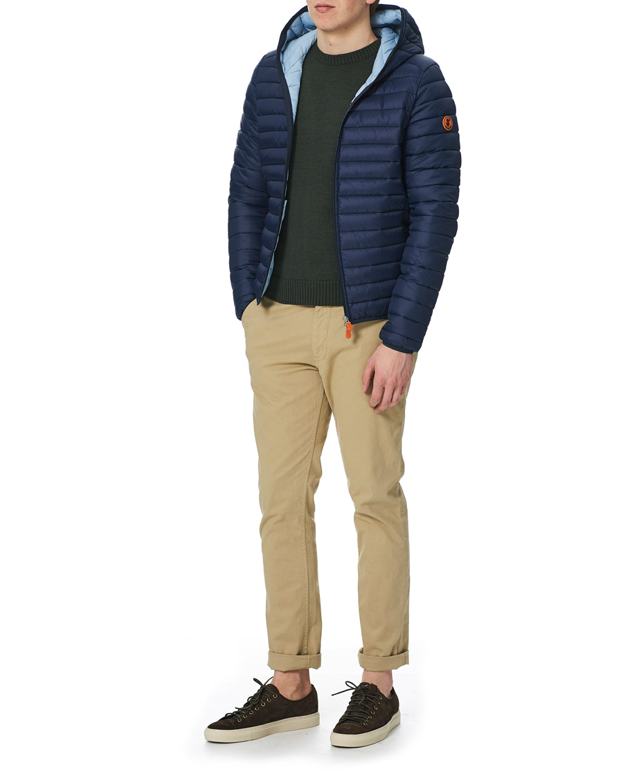Herr | Jackor | Save The Duck | Donald Lightweight Padded Hooded Jacket Navy