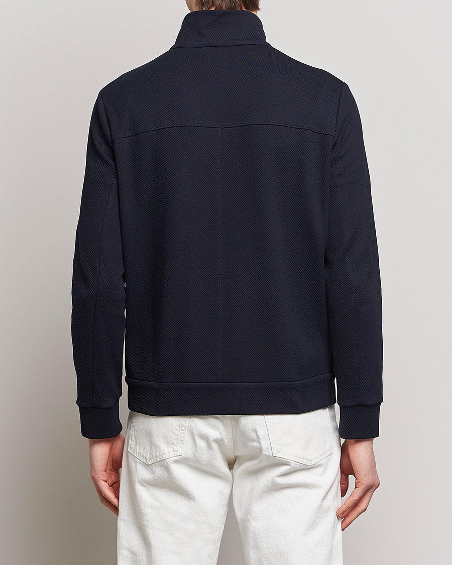 Herr | Jackor | Harris Wharf London | Loro Piana Cavalry Twill Harrington Jacket Dark Blue