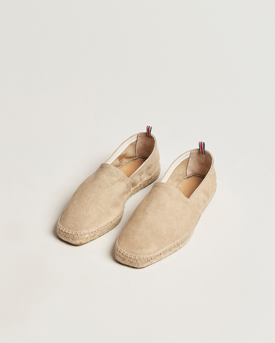 Herr | Basics | Castañer | Pablo Washed Canvas Espadrilles Sand