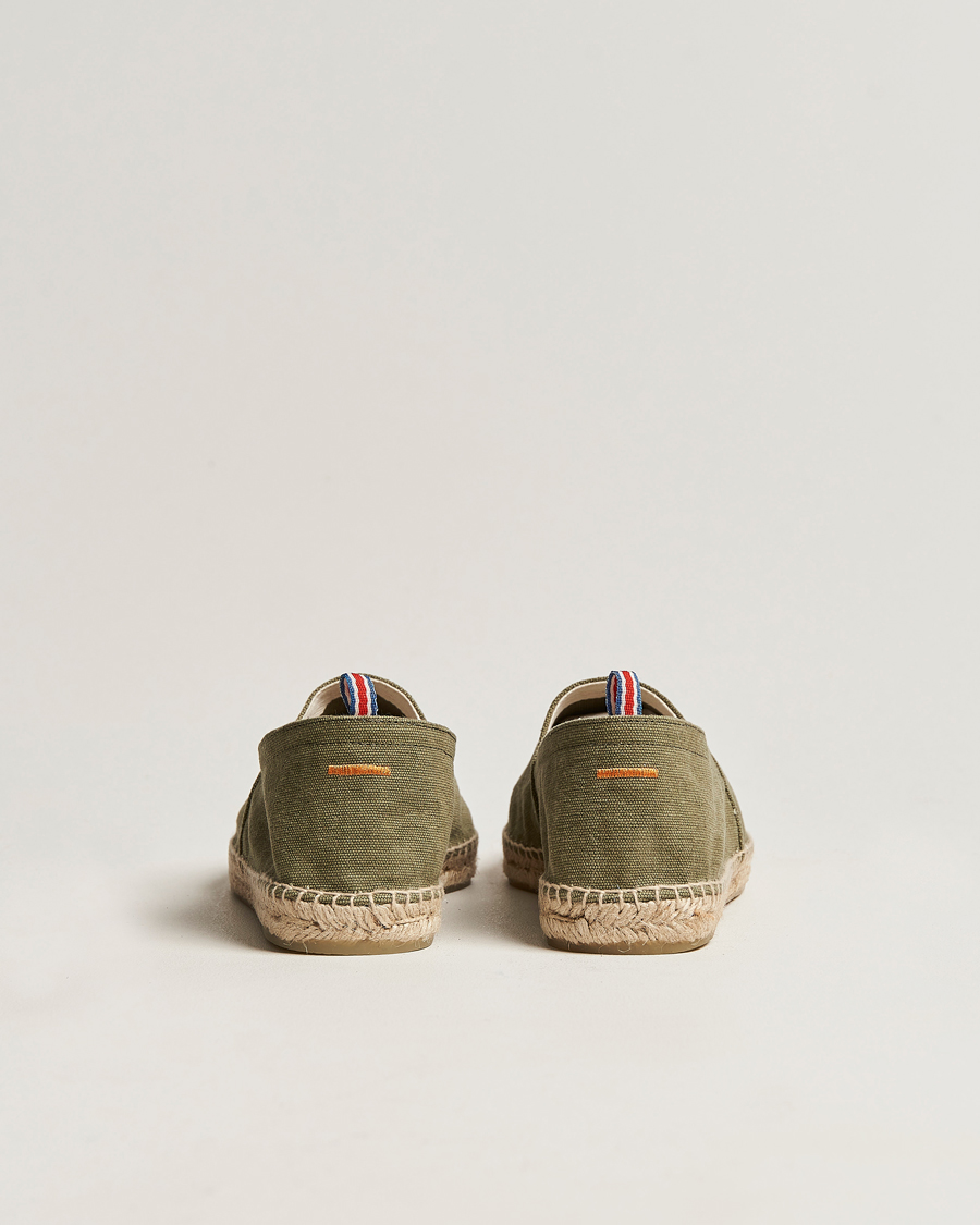 Herr | Espadriller | Castañer | Pablo Washed Canvas Espadrilles Olive