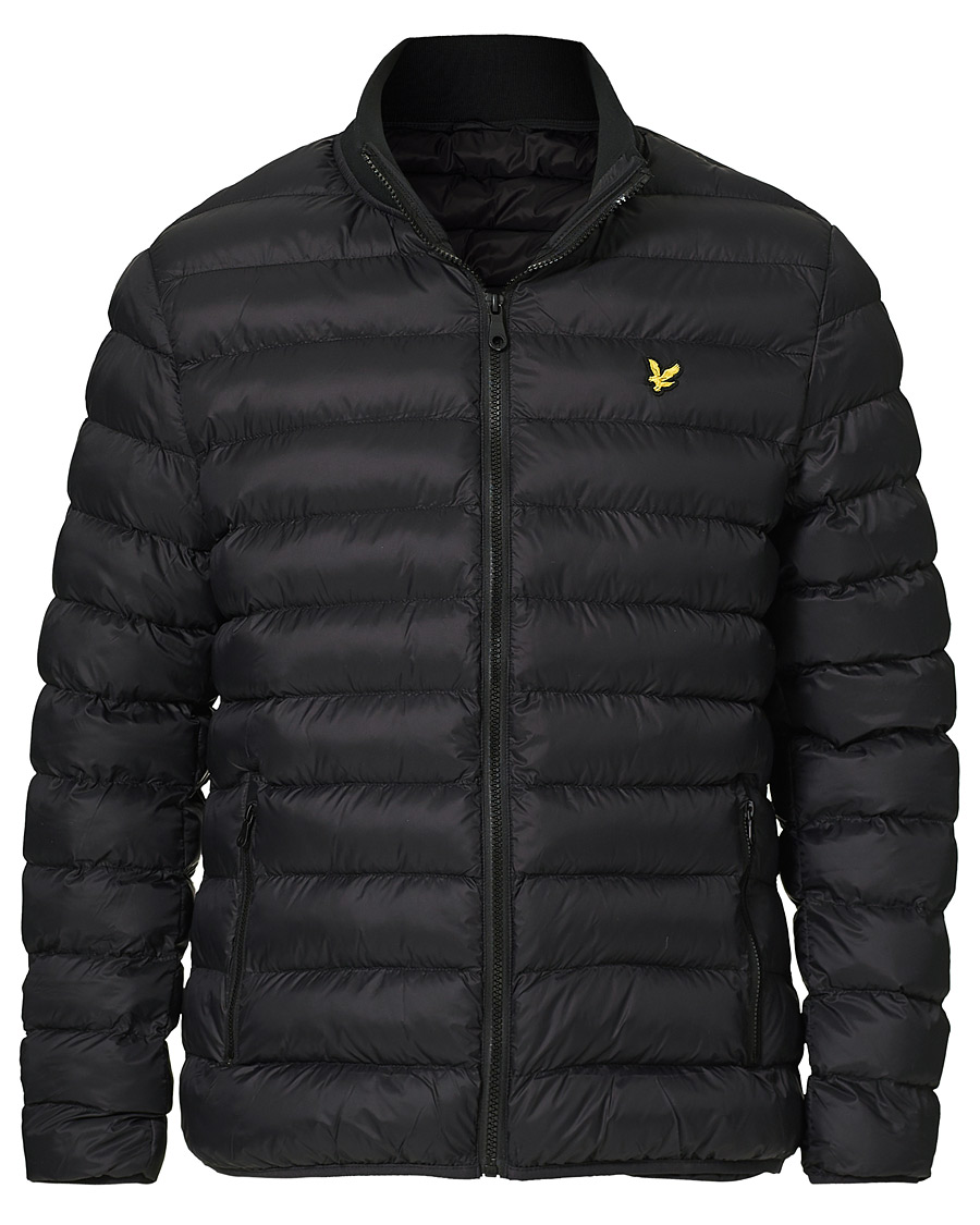 Herr | Jackor | Lyle & Scott | Packable Puffer Jacket Jet Black