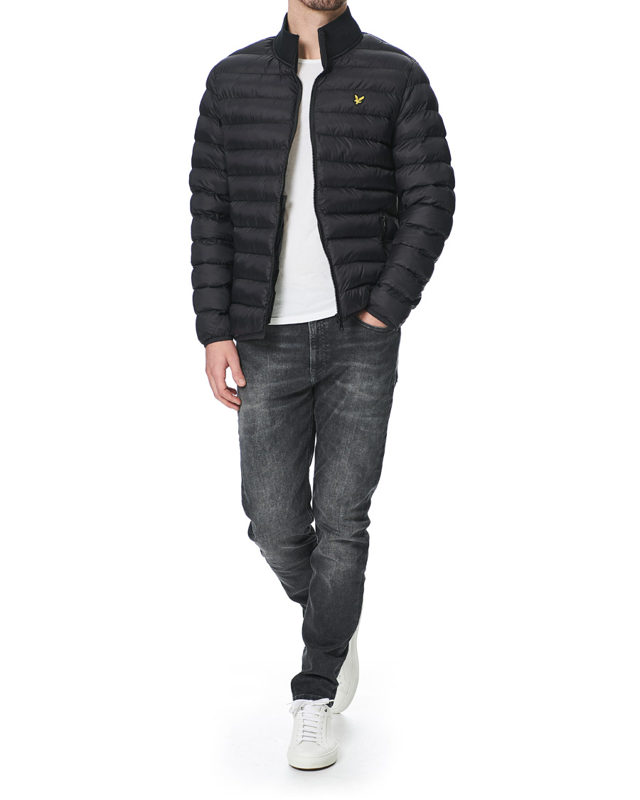Herr | Jackor | Lyle & Scott | Packable Puffer Jacket Jet Black