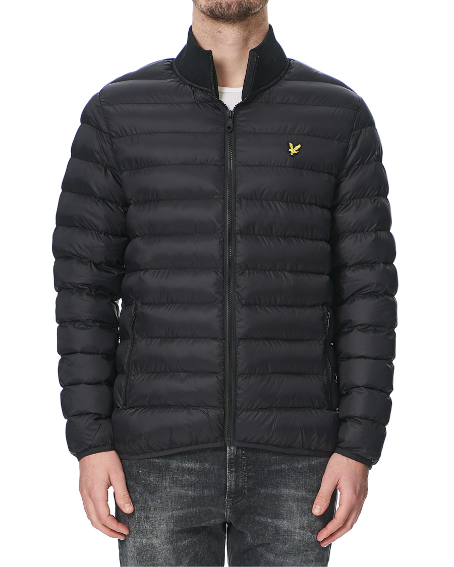 Herr | Jackor | Lyle & Scott | Packable Puffer Jacket Jet Black