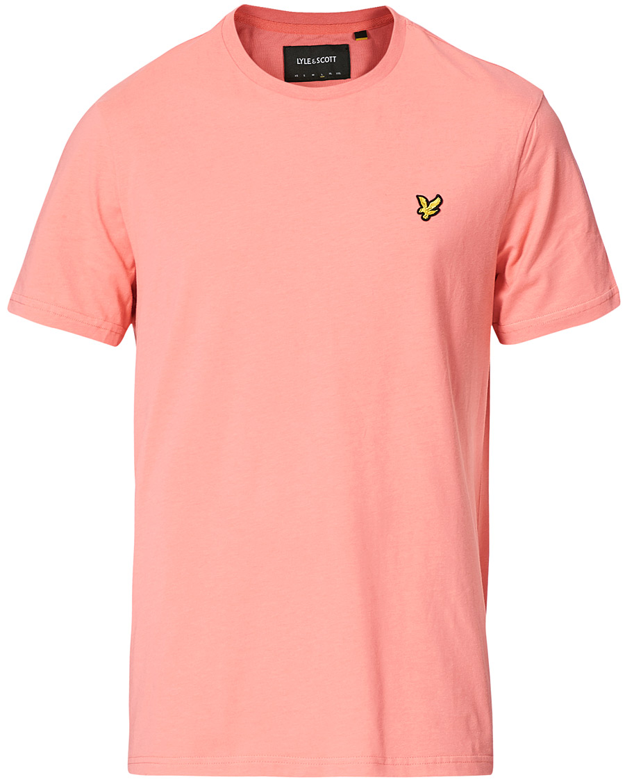 Herr | T-Shirts | Lyle & Scott | Crew Neck Tee Punch Pink