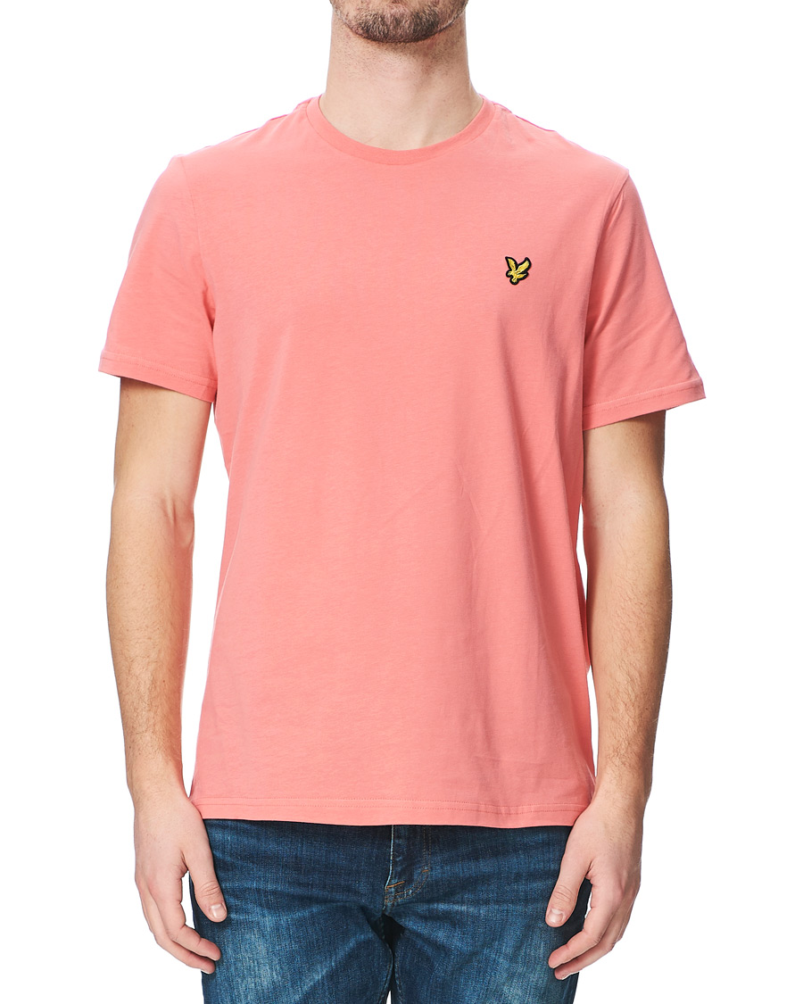 Herr | T-Shirts | Lyle & Scott | Crew Neck Tee Punch Pink