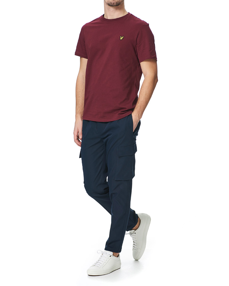 Herr | T-Shirts | Lyle & Scott | Crew Neck Tee Merlot