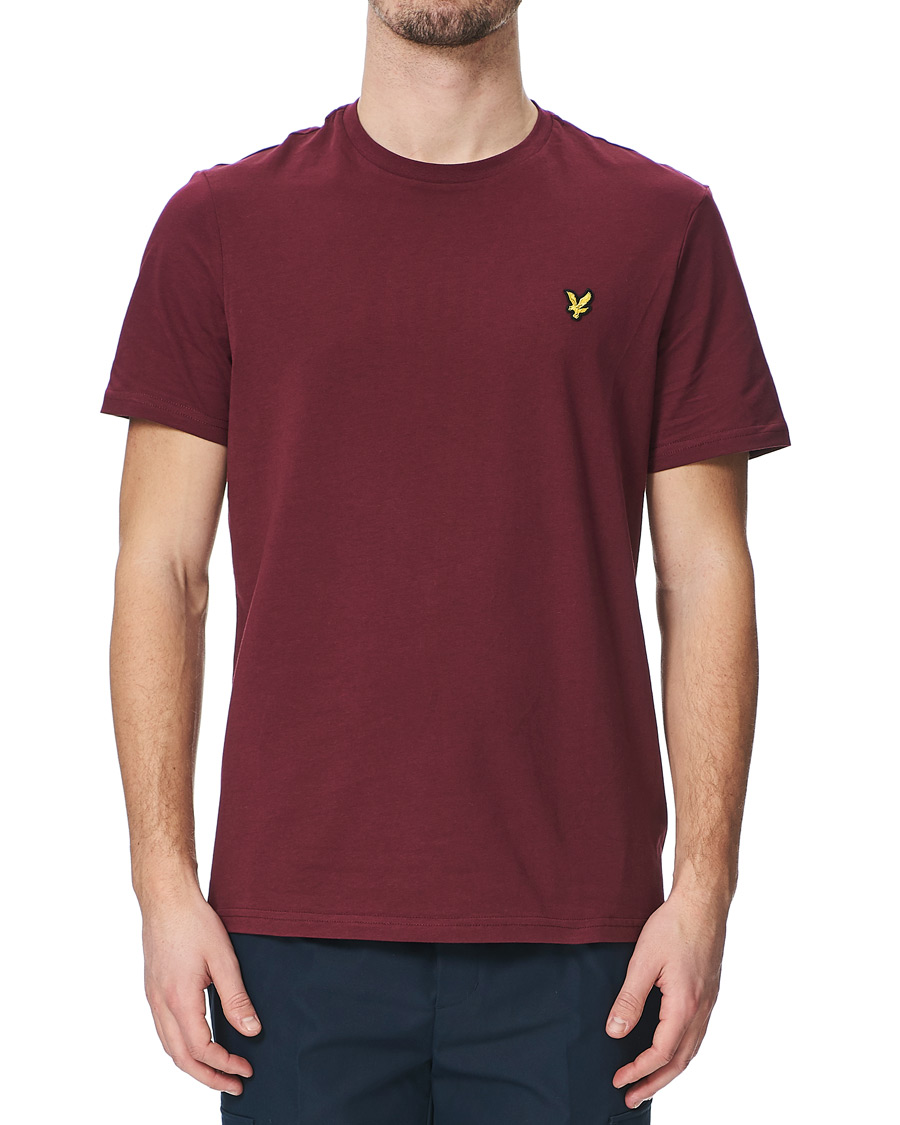 Herr | T-Shirts | Lyle & Scott | Crew Neck Tee Merlot