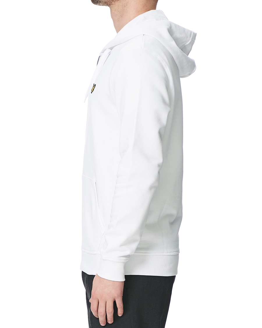 Herr | Tröjor | Lyle & Scott | Full Zip Hoodie White