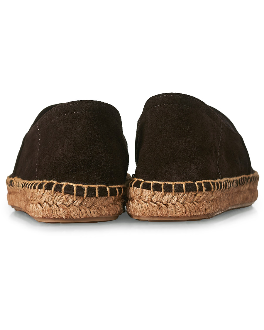 Herr | Car Shoe Flex Sole Espadrillas Dark Brown Suede | Car Shoe | Flex Sole Espadrillas Dark Brown Suede