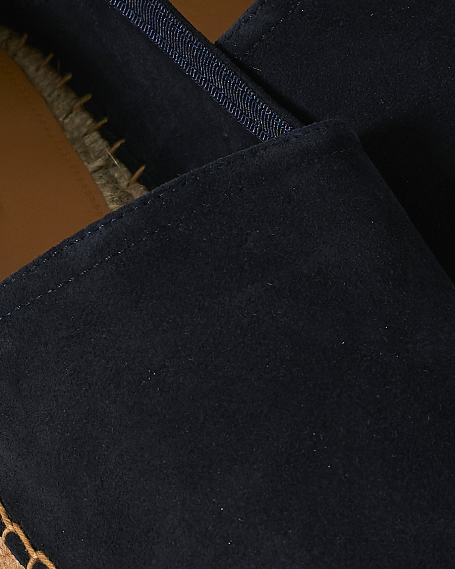 Herr | Car Shoe Flex Sole Espadrillas Navy Suede | Car Shoe | Flex Sole Espadrillas Navy Suede