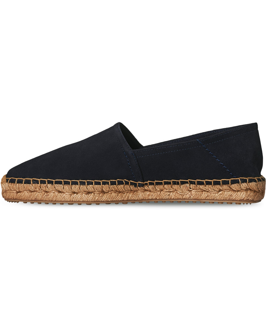 Herr | Car Shoe Flex Sole Espadrillas Navy Suede | Car Shoe | Flex Sole Espadrillas Navy Suede