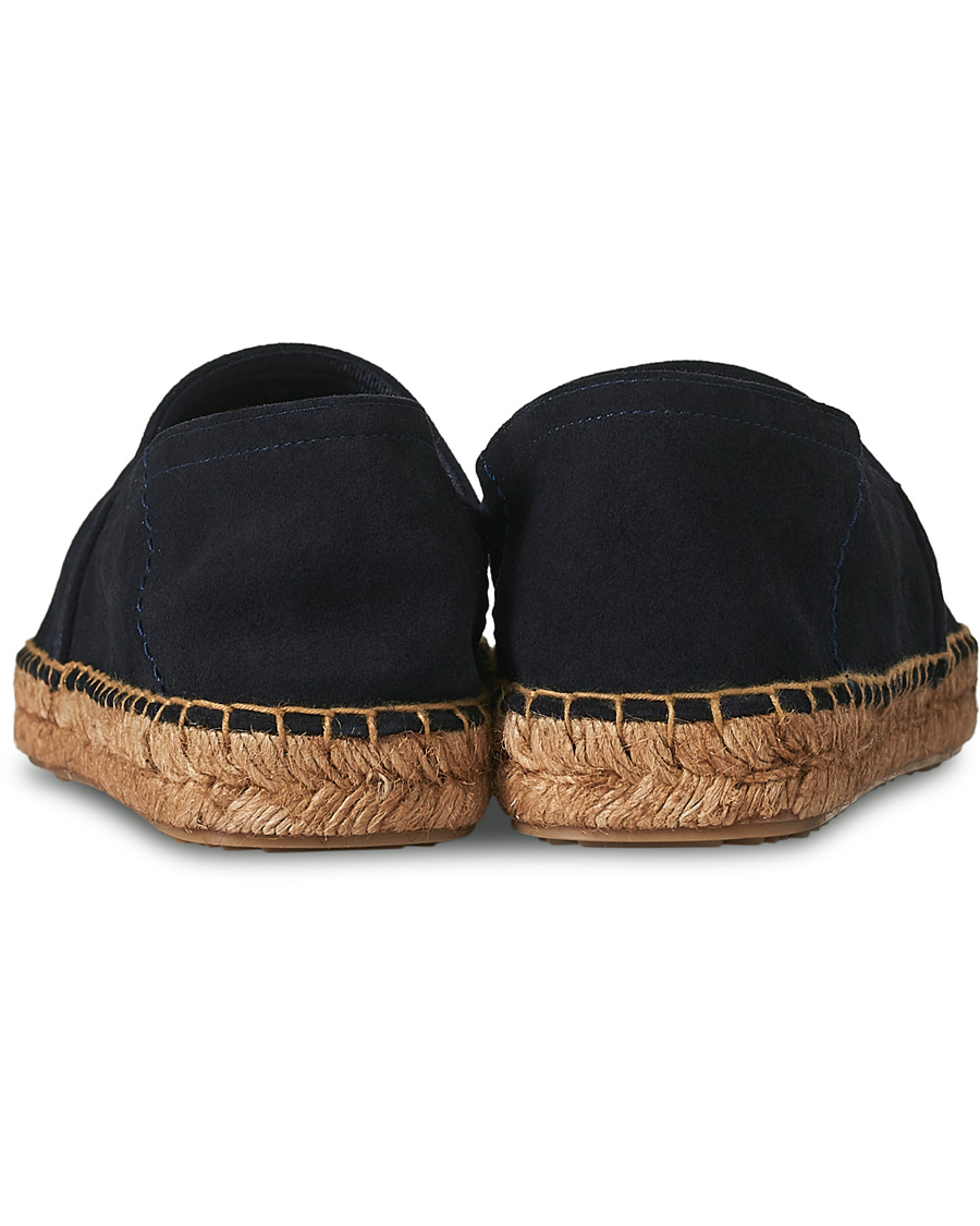 Herr | Car Shoe Flex Sole Espadrillas Navy Suede | Car Shoe | Flex Sole Espadrillas Navy Suede