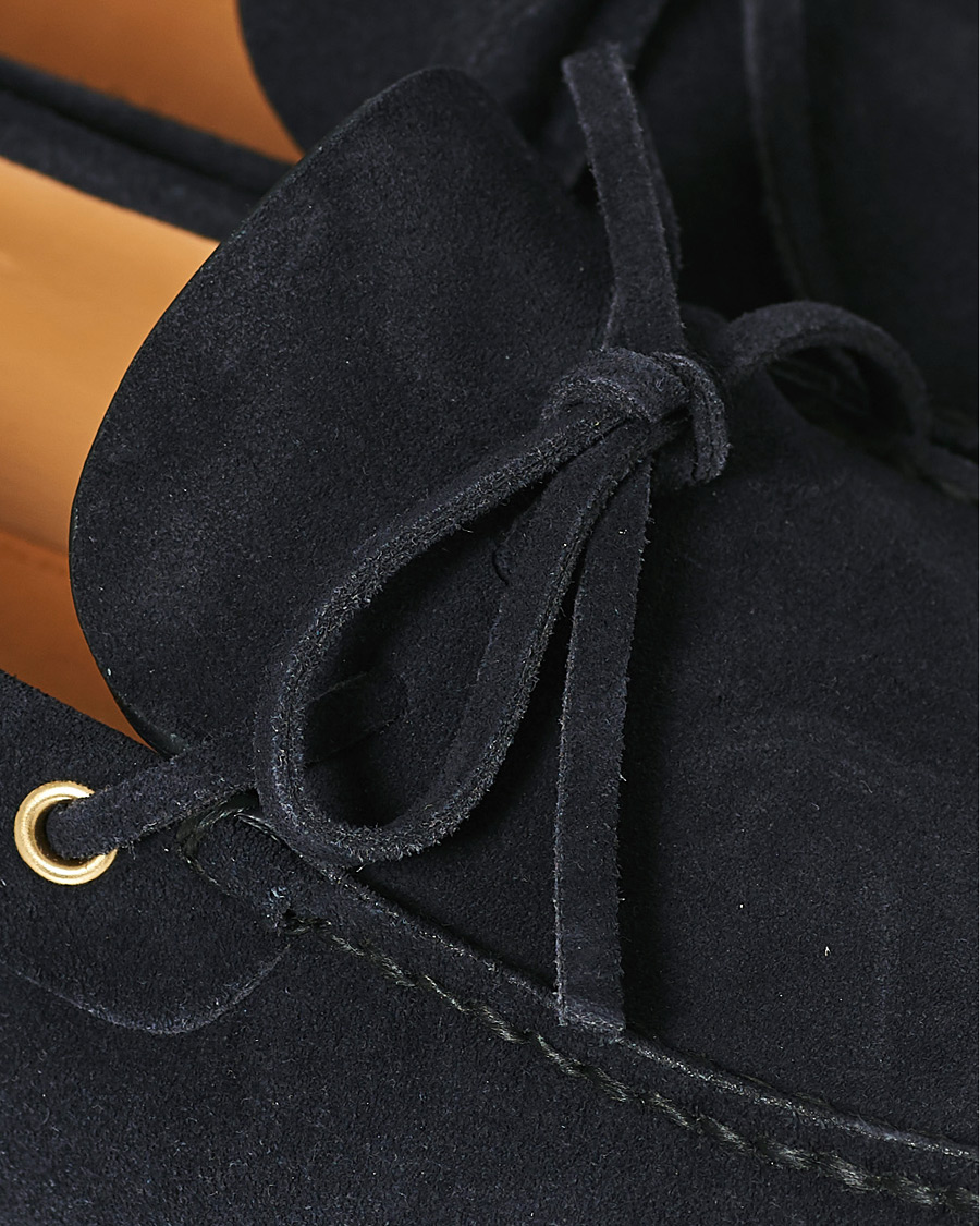 Herr | Car Shoe Driver Moccasin Navy Suede | Car Shoe | Driver Moccasin Navy Suede