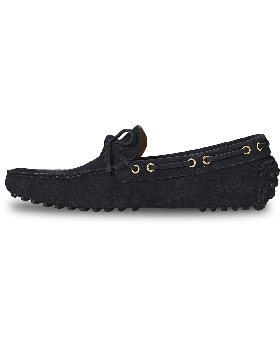 Herr | Car Shoe Driver Moccasin Navy Suede | Car Shoe | Driver Moccasin Navy Suede