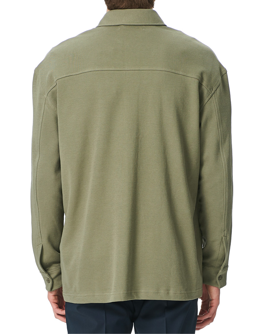 Herr | Tröjor | Samsøe Samsøe | Samsøe & Samsøe Abuto Cotton Piquet Shirt Deep Lichen Green