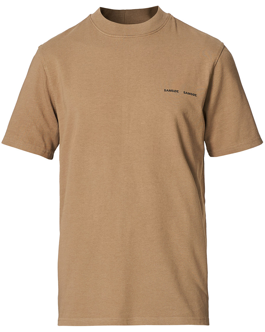 Herr | T-Shirts | Samsøe Samsøe | Samsøe & Samsøe Norsbro Short Sleeve Logo Tee Caribou