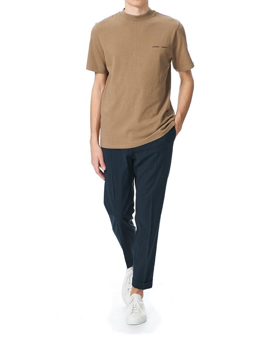Herr | T-Shirts | Samsøe Samsøe | Samsøe & Samsøe Norsbro Short Sleeve Logo Tee Caribou