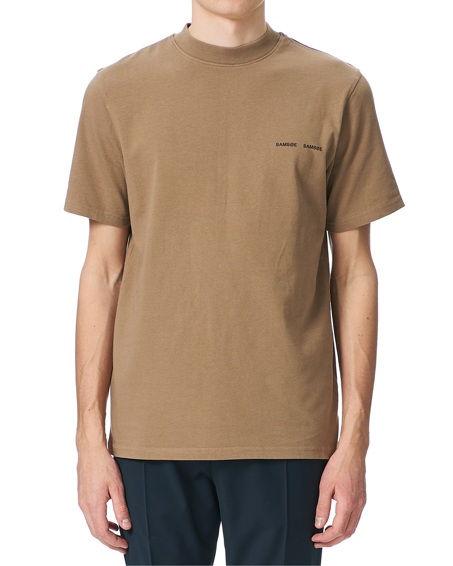Herr | T-Shirts | Samsøe Samsøe | Samsøe & Samsøe Norsbro Short Sleeve Logo Tee Caribou