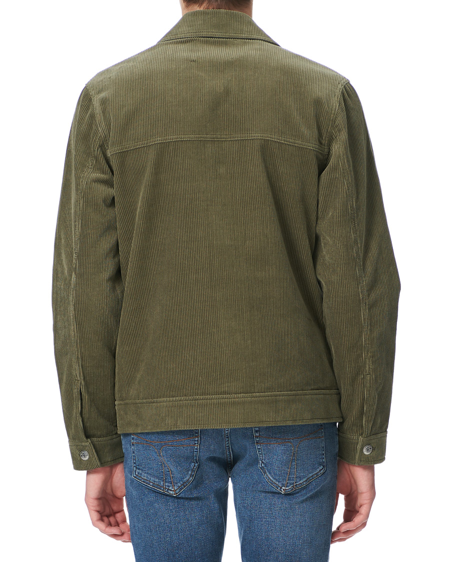 Herr | Jackor | Samsøe Samsøe | Samsøe & Samsøe Ver Cotton Cord Jacket Deep Lichen Green