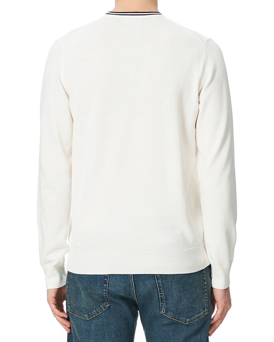 Herr | Tröjor | Fred Perry | Classic Crew Neck Jumper Snow White