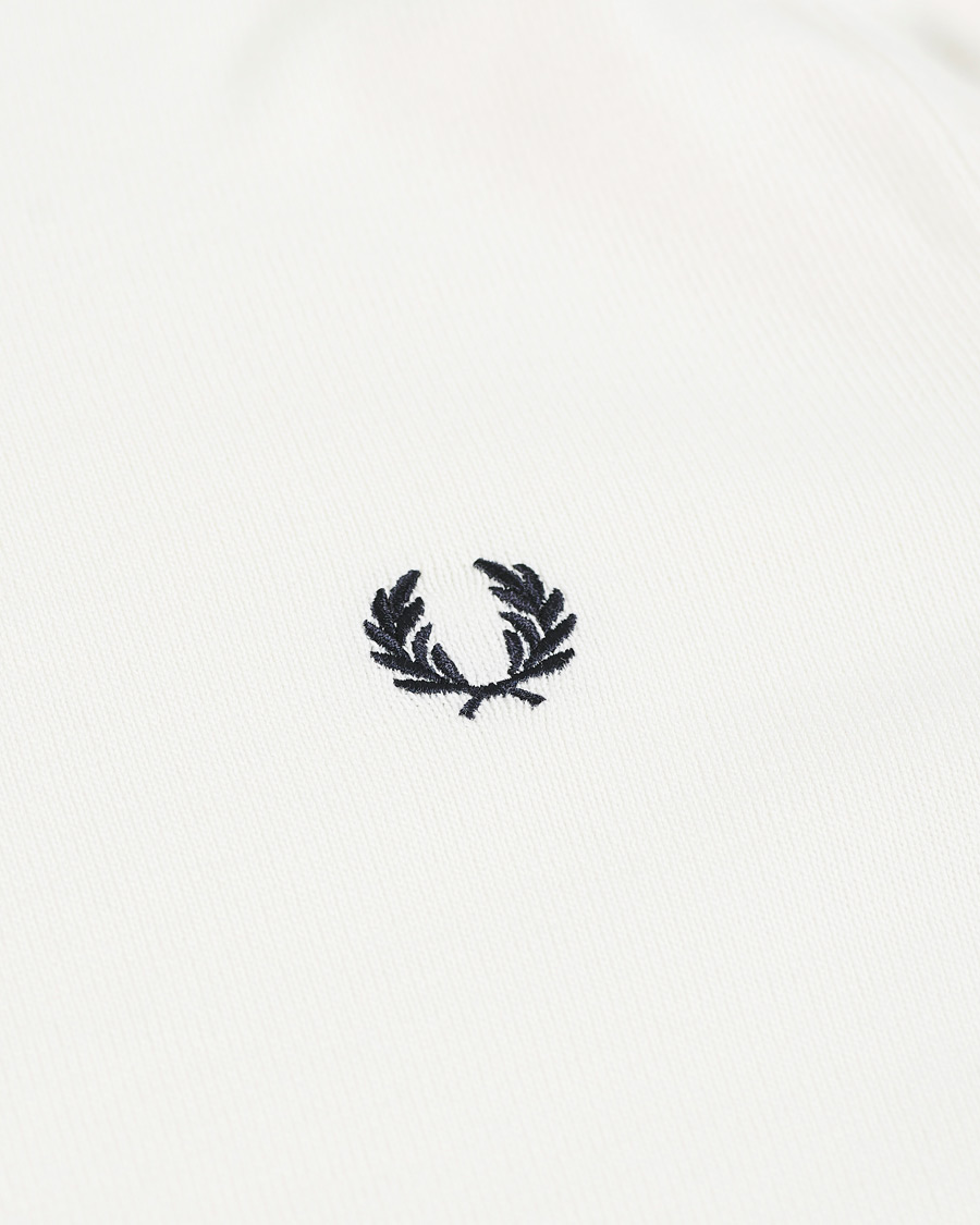 Herr | Tröjor | Fred Perry | Classic Crew Neck Jumper Snow White