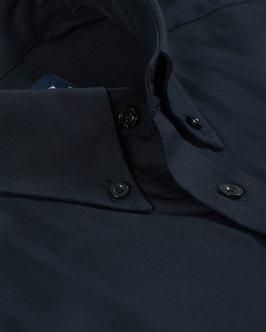 Herr | Skjortor | Fred Perry | Short Sleeve Oxford Shirt Navy