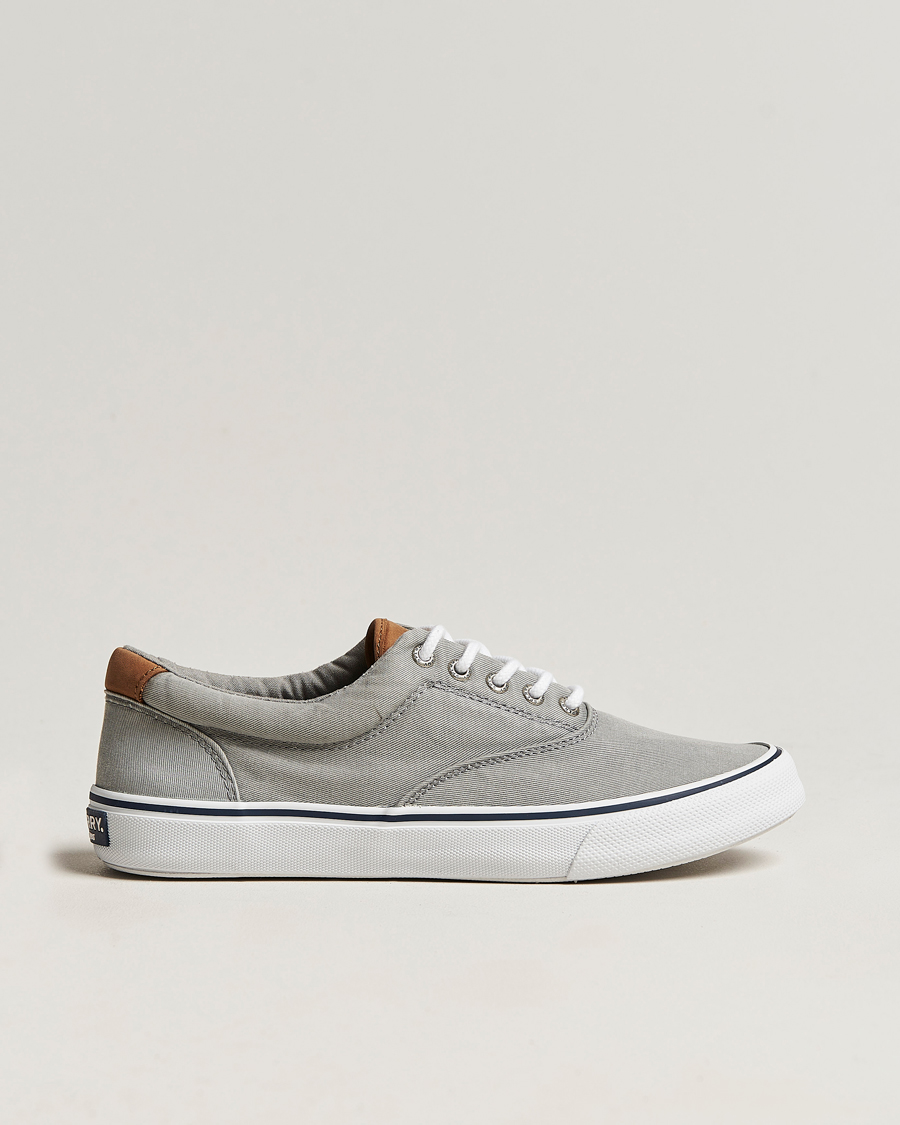 Herr | Sperry Striper II Canvas Sneaker Grey | Sperry | Striper II Canvas Sneaker Grey