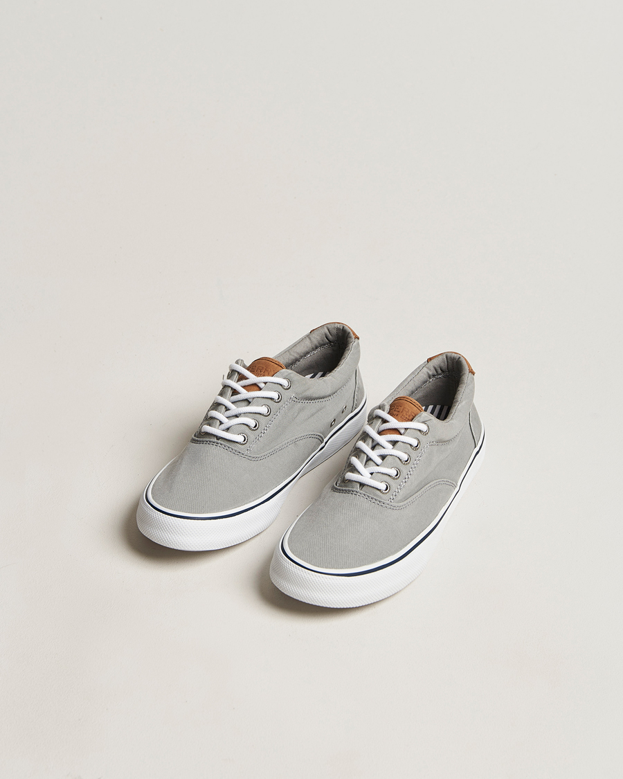 Herr | Sperry Striper II Canvas Sneaker Grey | Sperry | Striper II Canvas Sneaker Grey