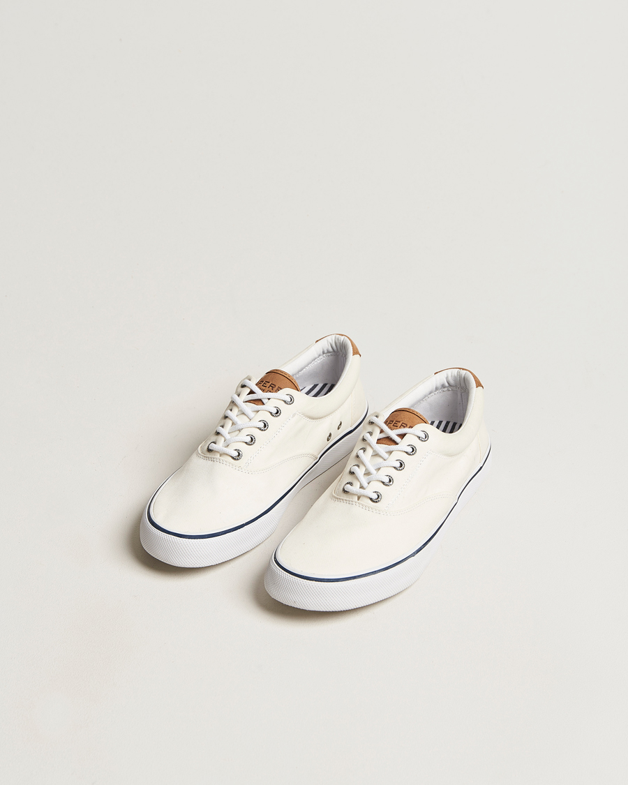 Herr | Sperry Striper II Canvas Sneaker White | Sperry | Striper II Canvas Sneaker White