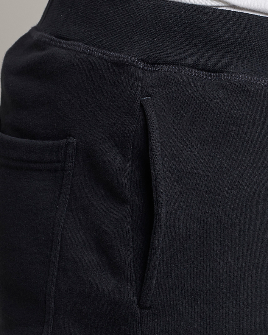 Herr | Byxor | Sunspel | Cotton Loopback Track Pants Black