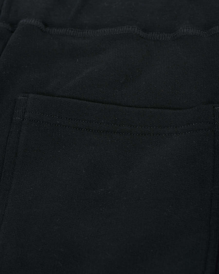 Herr | Byxor | Sunspel | Cotton Loopback Track Pants Black