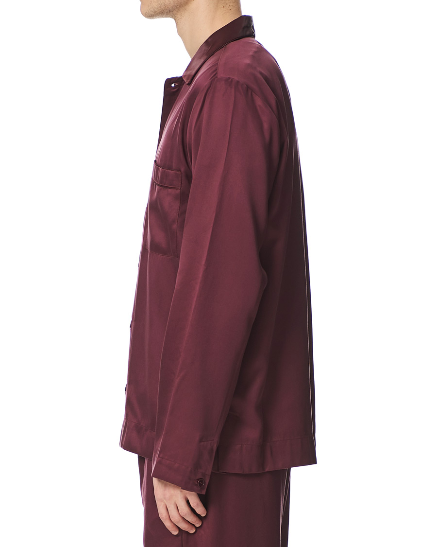 Herr | Pyjamas & Morgonrockar | CDLP | Home Suit Long Sleeve Top Burgundy