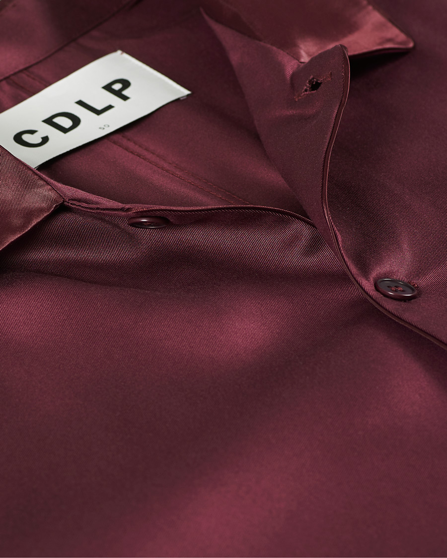 Herr | Pyjamas & Morgonrockar | CDLP | Home Suit Long Sleeve Top Burgundy