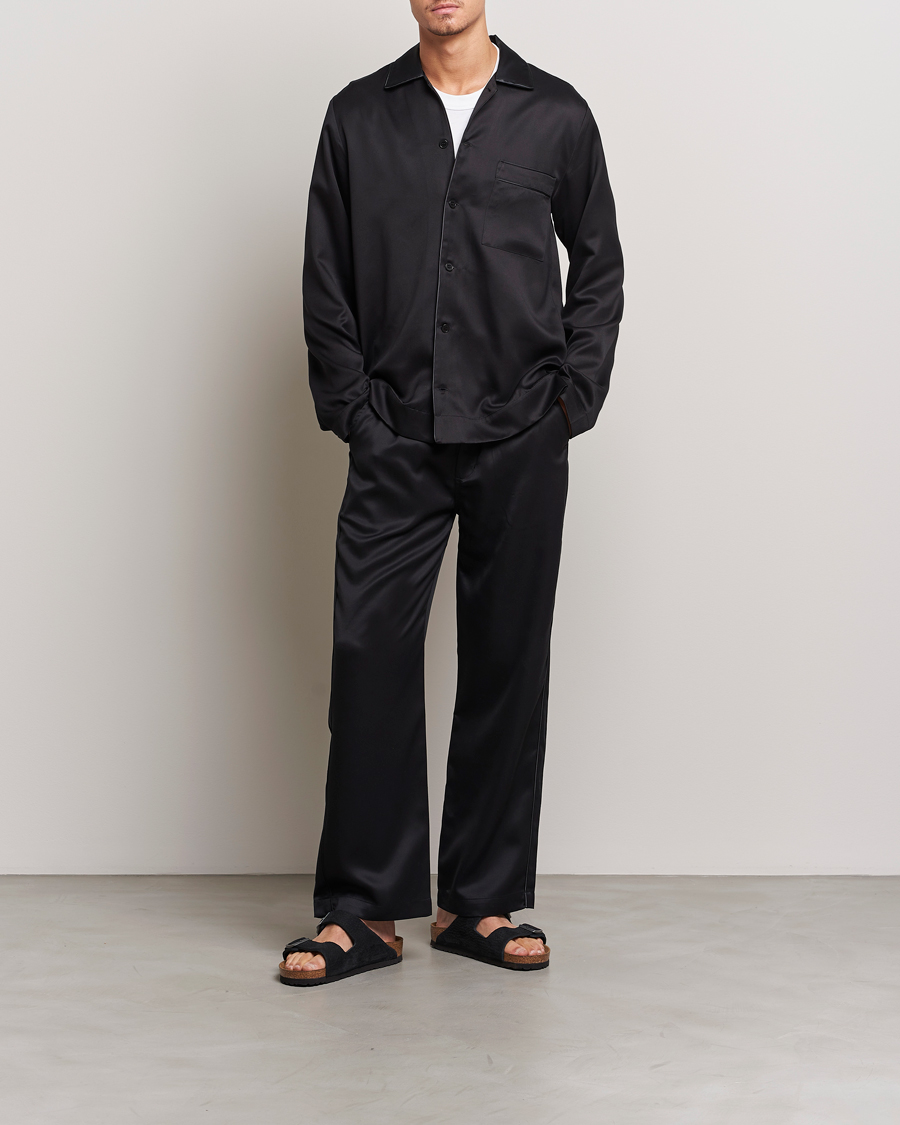 Herr | Loungewear | CDLP | Home Suit Long Sleeve Top Black