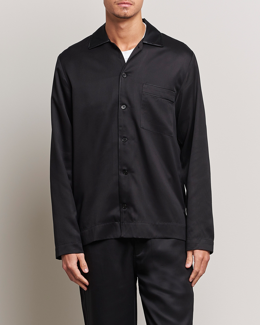 Herr | Loungewear | CDLP | Home Suit Long Sleeve Top Black
