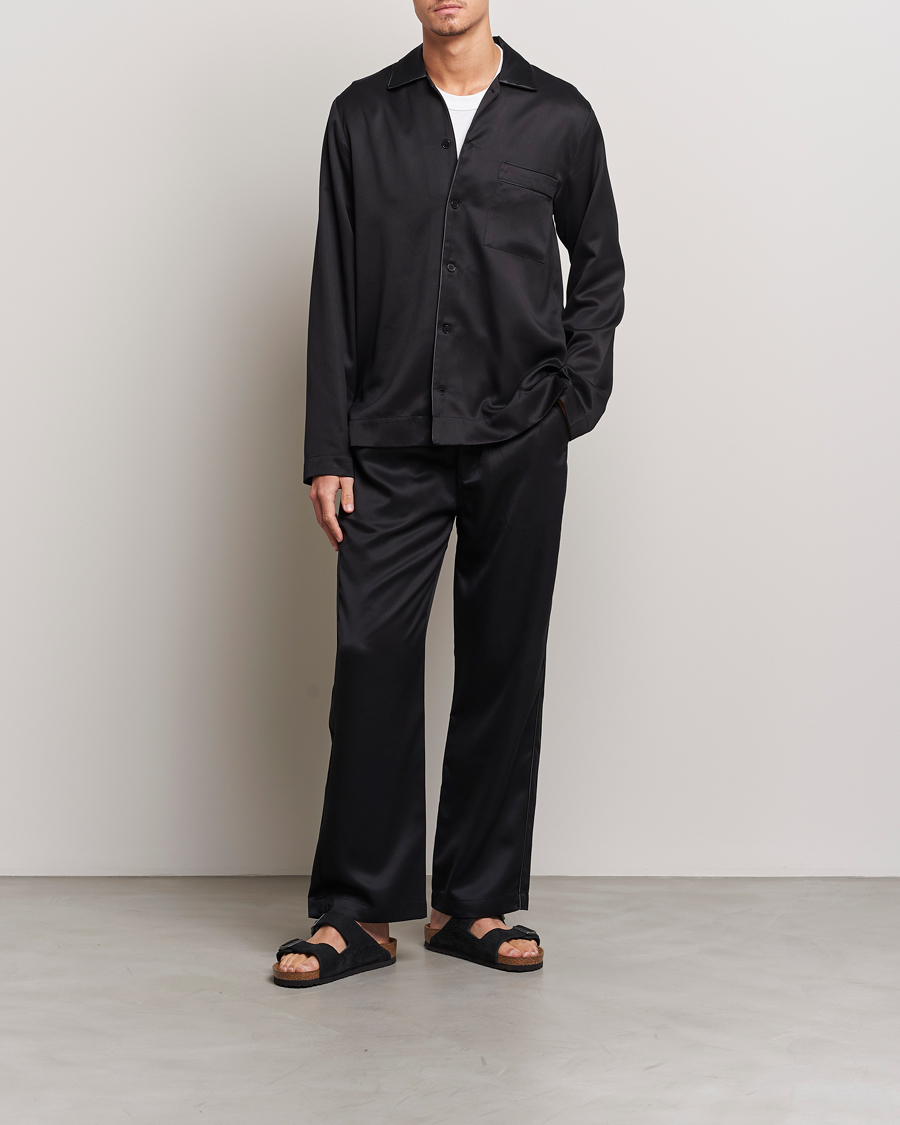 Herr | Pyjamas & Morgonrockar | CDLP | Home Suit Long Bottom Black