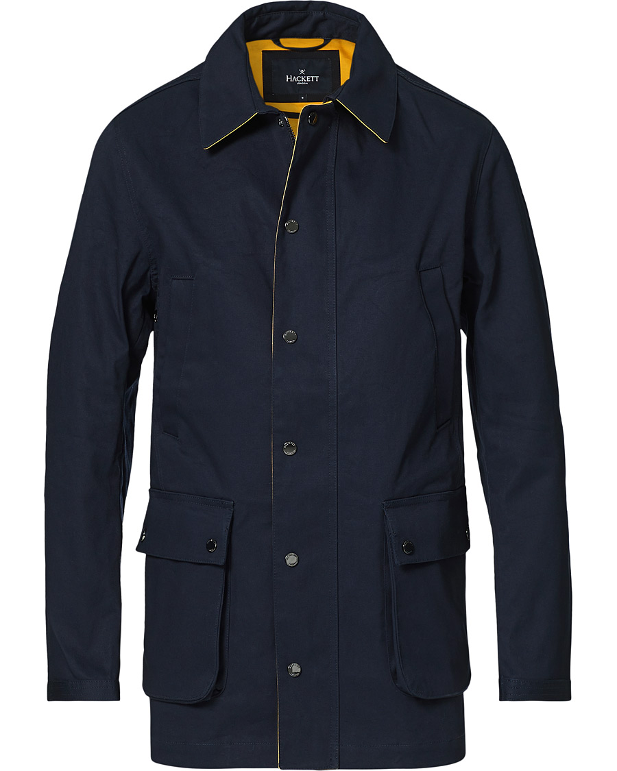 Herr | Jackor | Hackett | Summer Car Coat Navy