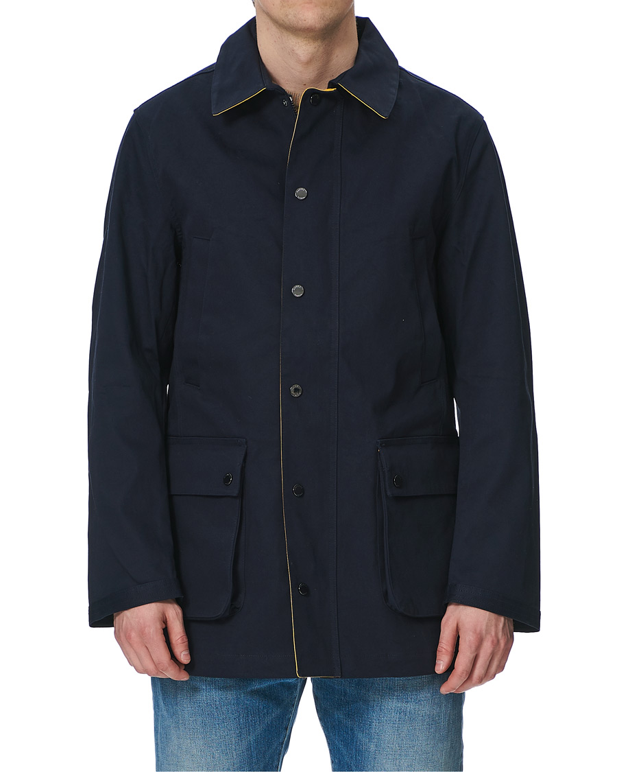Herr | Jackor | Hackett | Summer Car Coat Navy