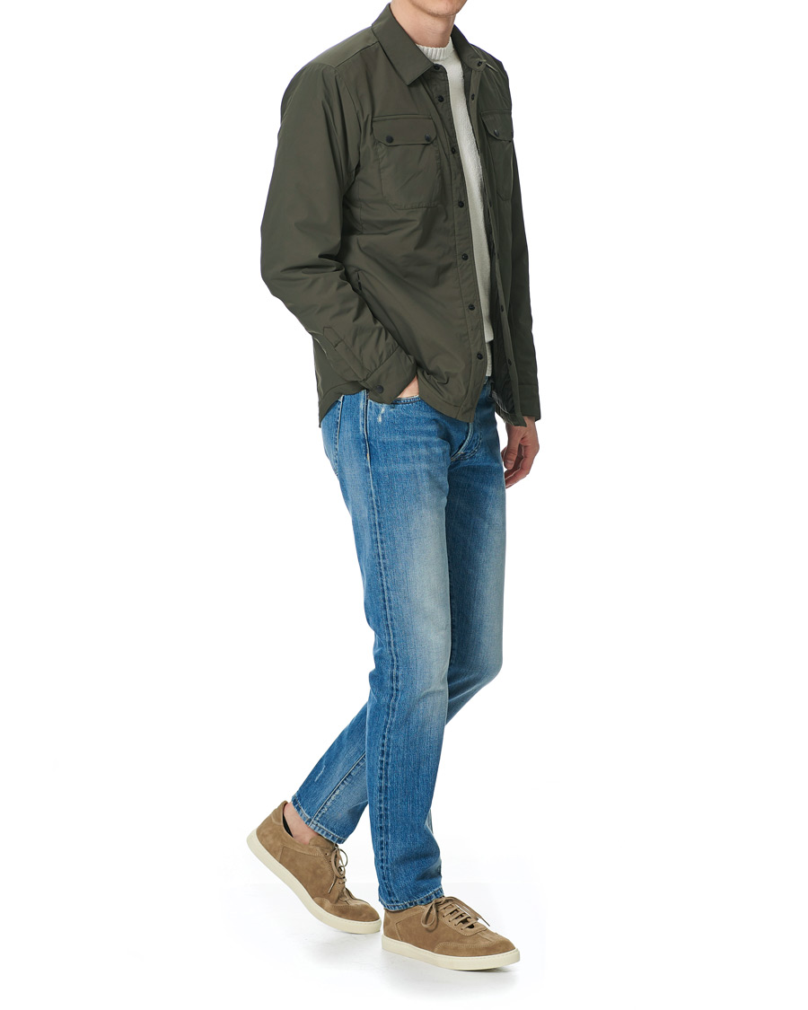 Herr | Scandinavian Edition Move Light Padded Shirt Jacket Dark Olive | Scandinavian Edition | Move Light Padded Shirt Jacket Dark Olive