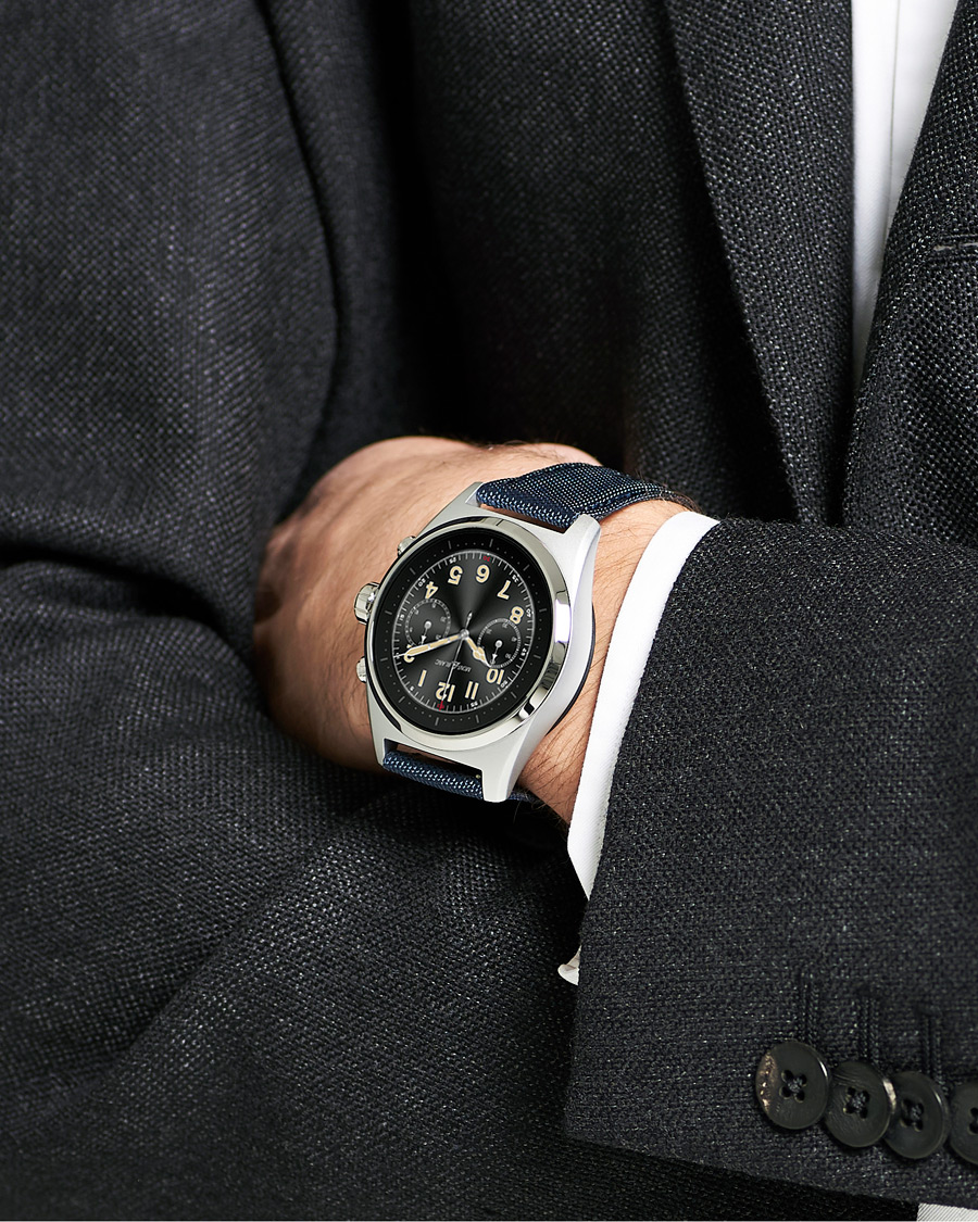 Herr | Montblanc Summit Lite Smartwatch Grey/Blue Fabric Strap | Montblanc | Summit Lite Smartwatch Grey/Blue Fabric Strap