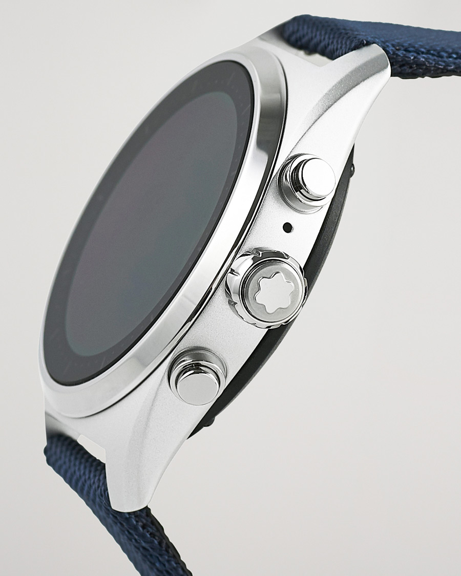 Herr | Montblanc Summit Lite Smartwatch Grey/Blue Fabric Strap | Montblanc | Summit Lite Smartwatch Grey/Blue Fabric Strap