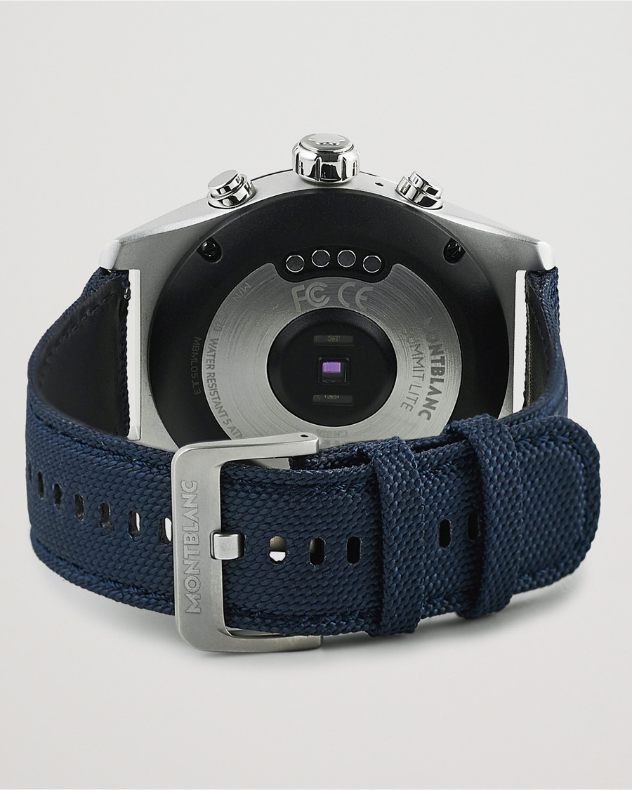 Herr | Montblanc Summit Lite Smartwatch Grey/Blue Fabric Strap | Montblanc | Summit Lite Smartwatch Grey/Blue Fabric Strap