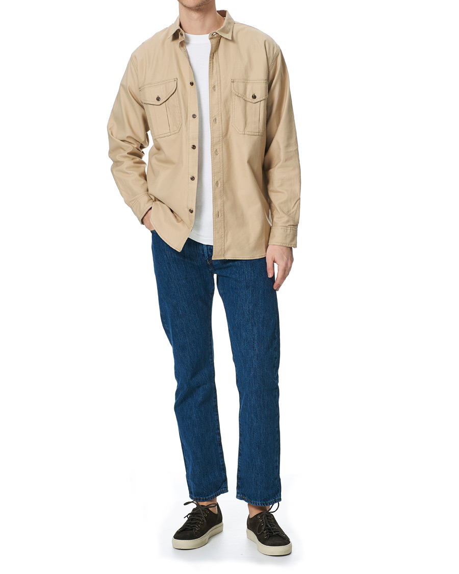 Herr | Skjortor | Filson | Lightweight Alaskan Guide Shirt Light Khaki