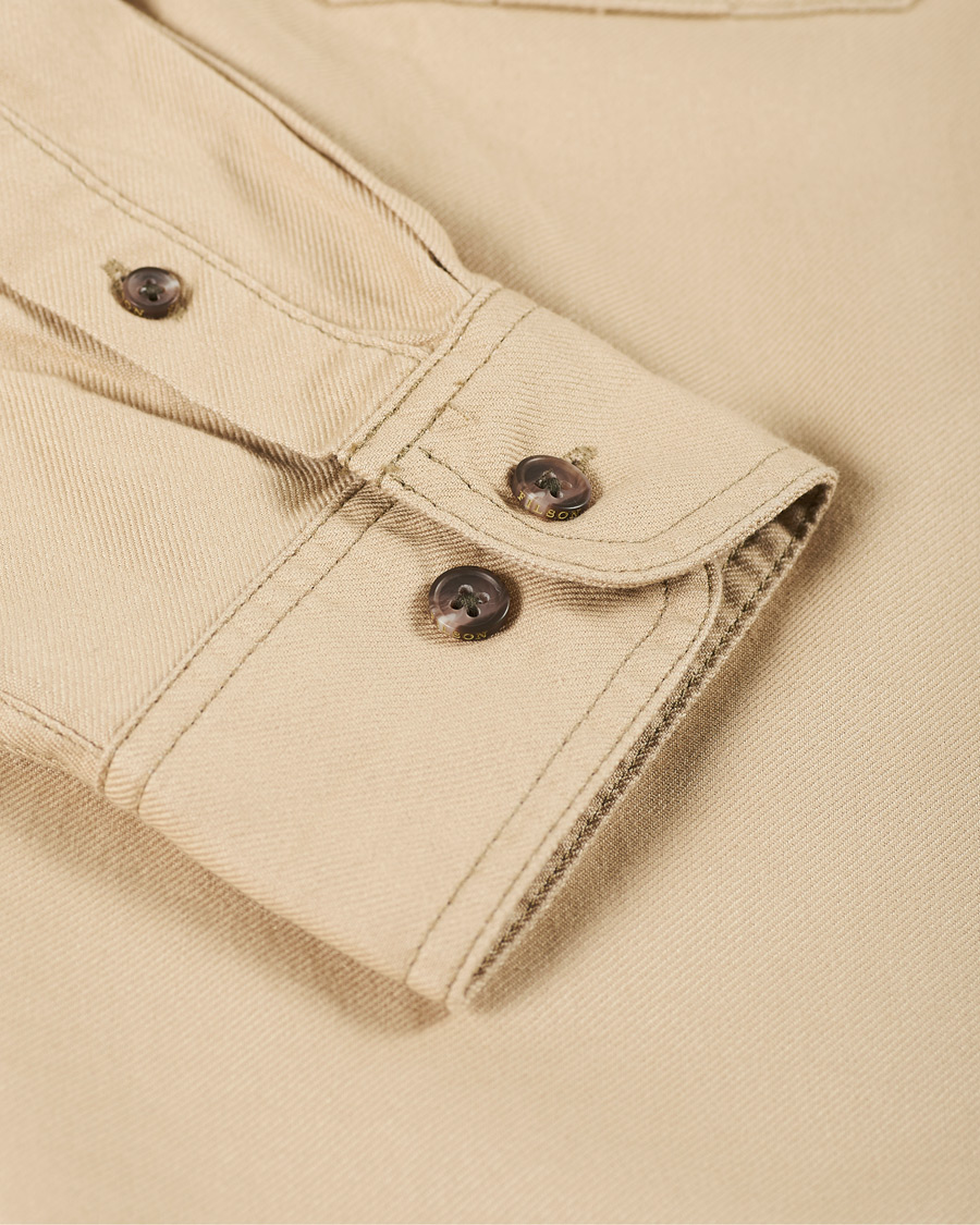 Herr | Skjortor | Filson | Lightweight Alaskan Guide Shirt Light Khaki