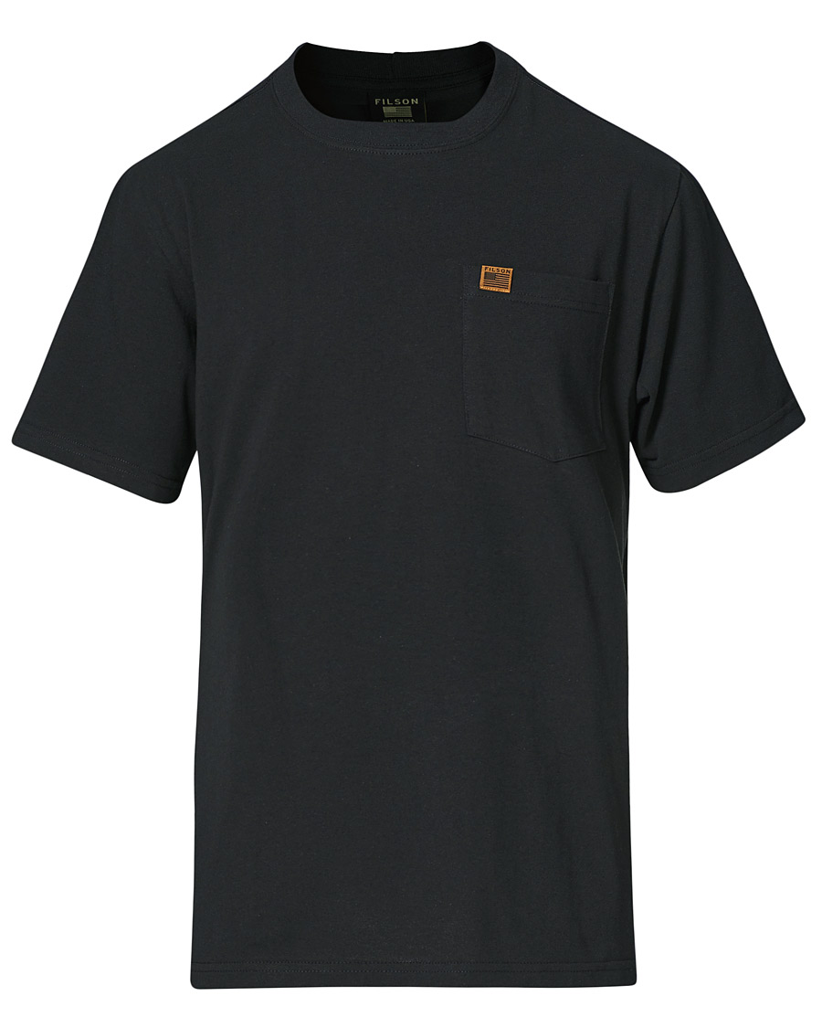 Herr | T-Shirts | Filson | Pioneer Solid One Pocket Tee Black