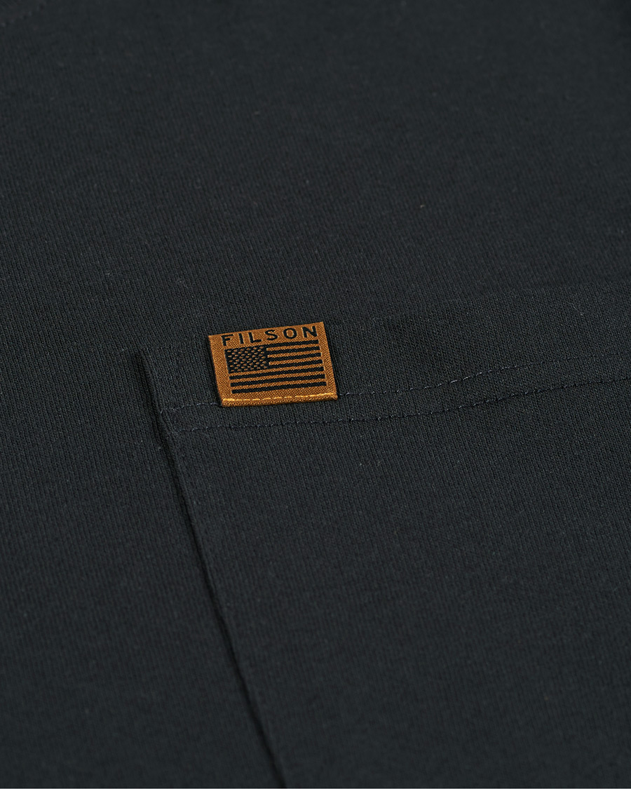 Herr | T-Shirts | Filson | Pioneer Solid One Pocket Tee Black