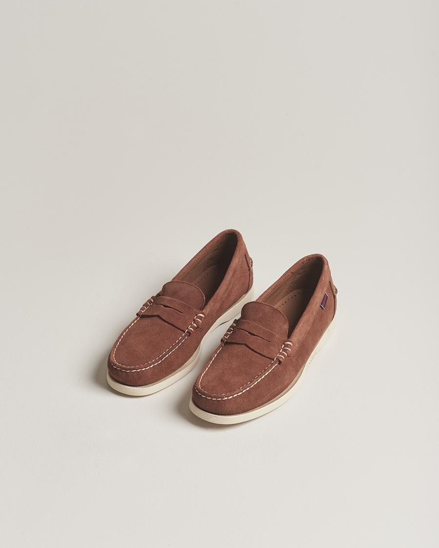 Herr | Mockaskor | Sebago | Dan Suede Loafer Dark Brown