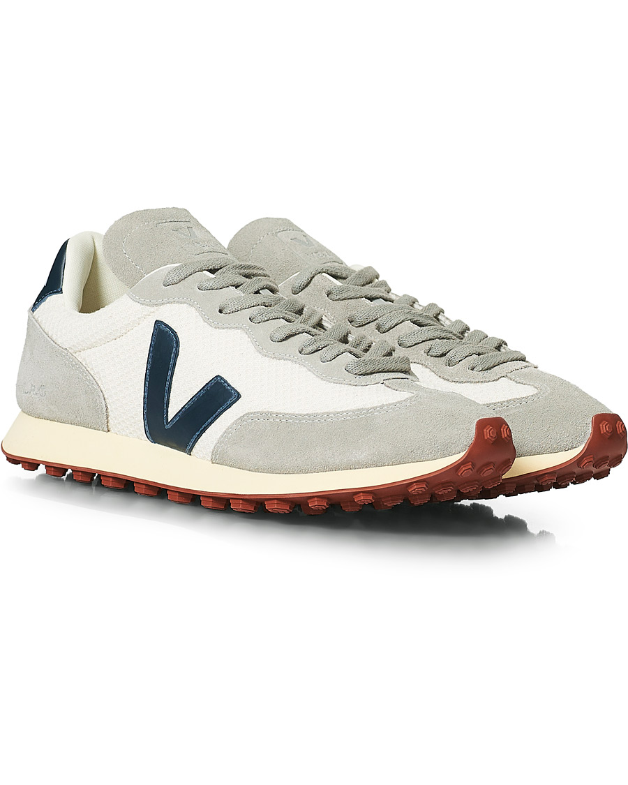 Herr | Veja Rio Branco Running Sneaker Gravel Nautico Oxford Grey | Veja | Rio Branco Running Sneaker Gravel Nautico Oxford Grey