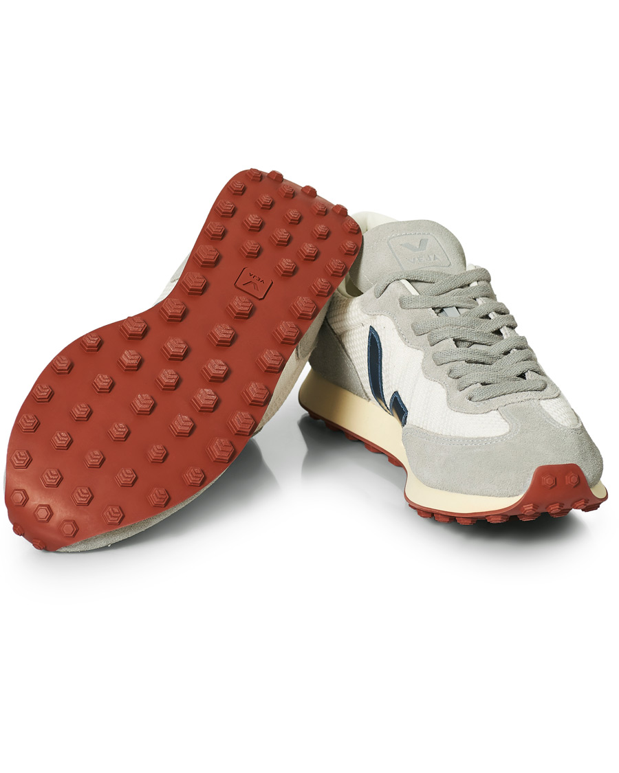 Herr | Veja Rio Branco Running Sneaker Gravel Nautico Oxford Grey | Veja | Rio Branco Running Sneaker Gravel Nautico Oxford Grey