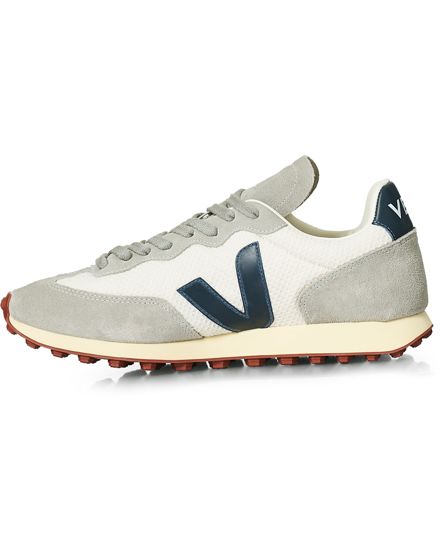 Herr | Veja Rio Branco Running Sneaker Gravel Nautico Oxford Grey | Veja | Rio Branco Running Sneaker Gravel Nautico Oxford Grey